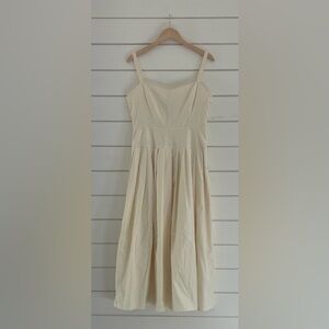 J.Crew Pleated Sweetheart Pleated Dress Size 12